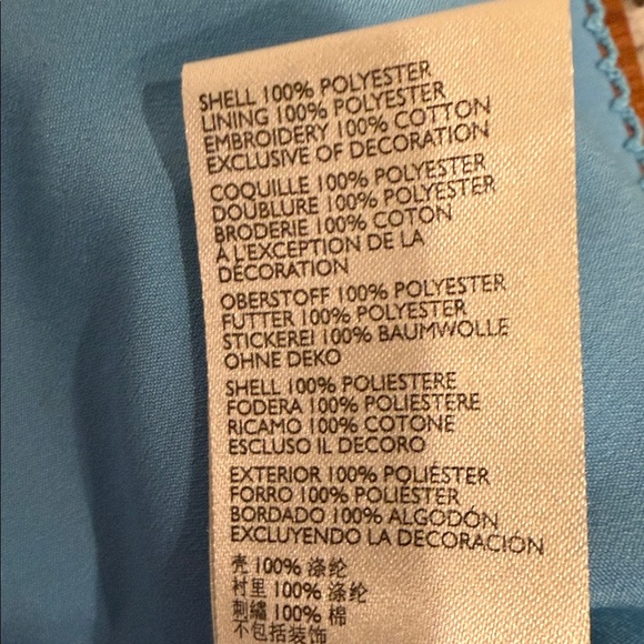 Maeve Persephone Sequin Beaded Mini Skirt Blue Pink Size 00 - Picture 10 of 10